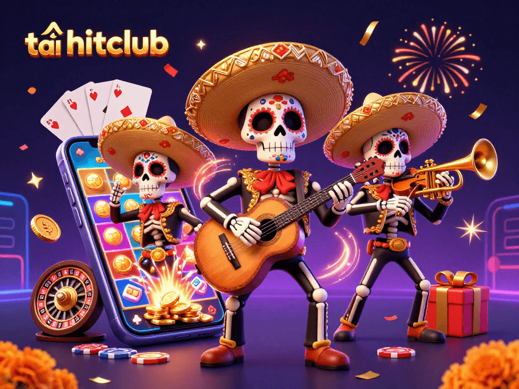 Engage with the thrilling experience of tải hitclub through immersive gaming illustrations with dynamic characters.