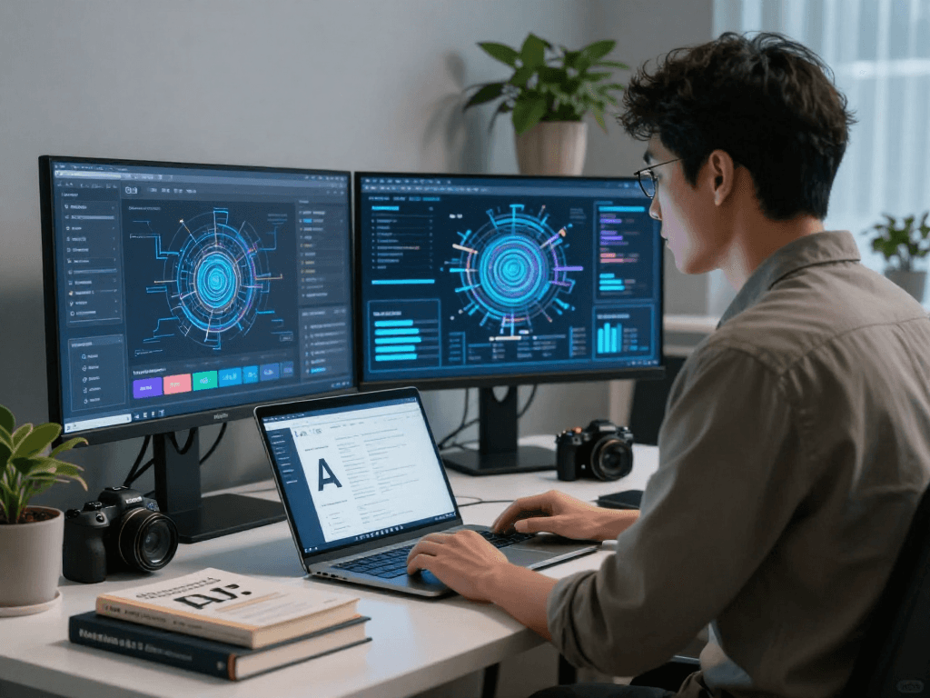 Explore how 18+ ai enhances professional creativity in a modern workspace.