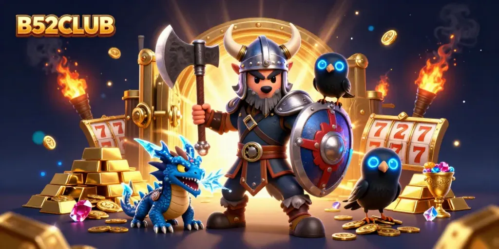 Join the action at B52CLUB with dynamic slots and treasures featuring epic characters.