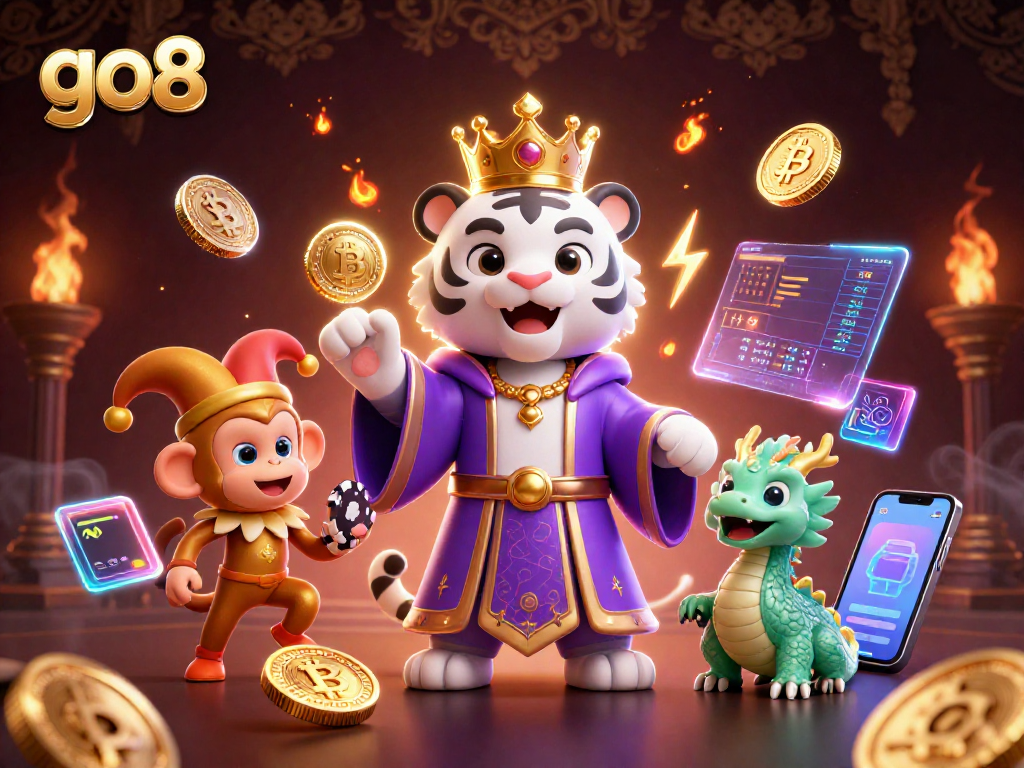 Experience thrilling rewards at go8 with a vibrant scene of a casino adventure.