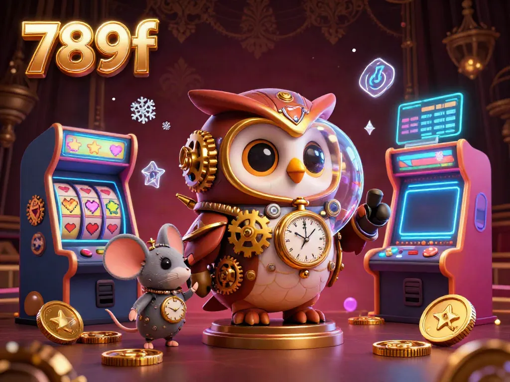 Join the thrilling action at 789f, showcasing a vibrant steampunk casino with dynamic gaming elements.