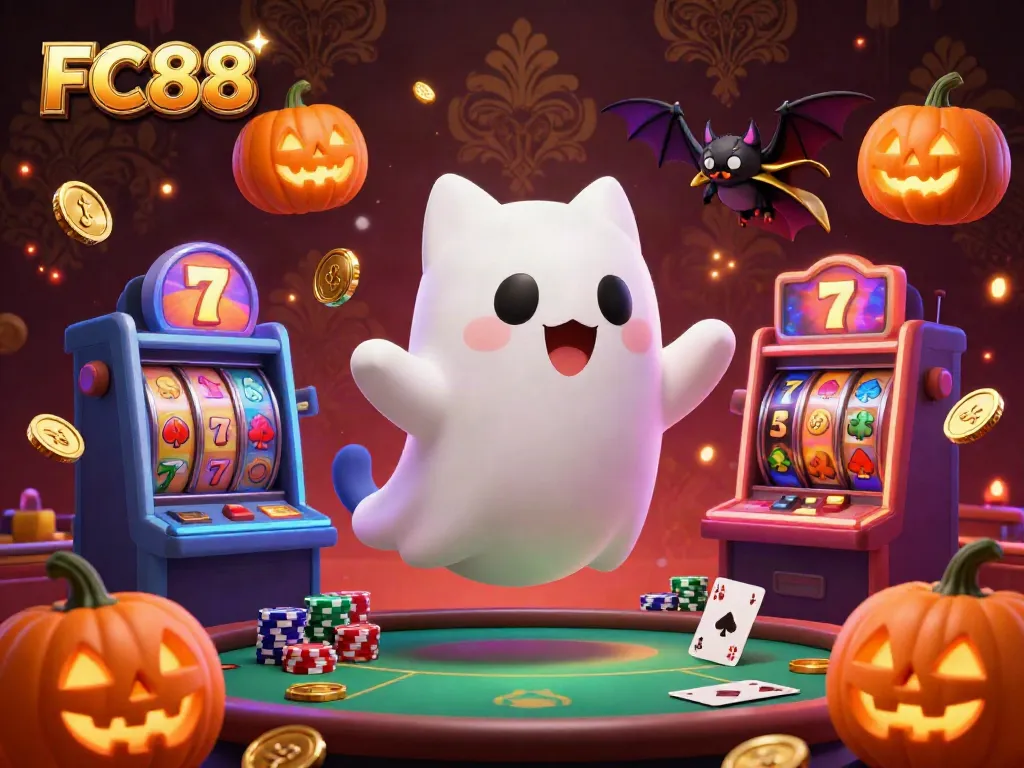 Experience thrilling gameplay at FC88 with vibrant casino visuals and dynamic characters.