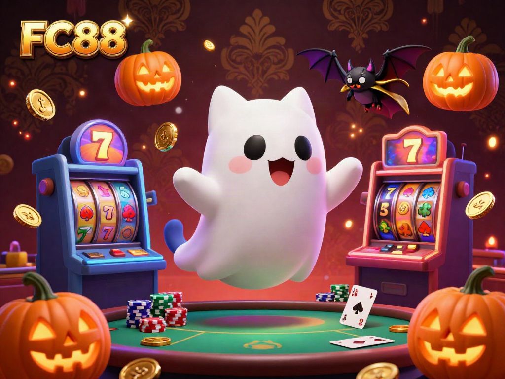 Experience thrilling gameplay at FC88 with vibrant casino visuals and dynamic characters.