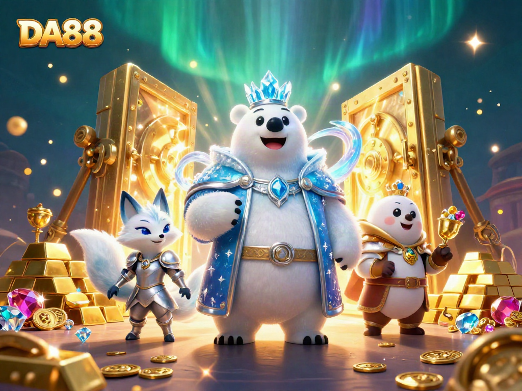 Experience thrilling action with DA88 as the ice king polar bear and snow fox uncover treasure!