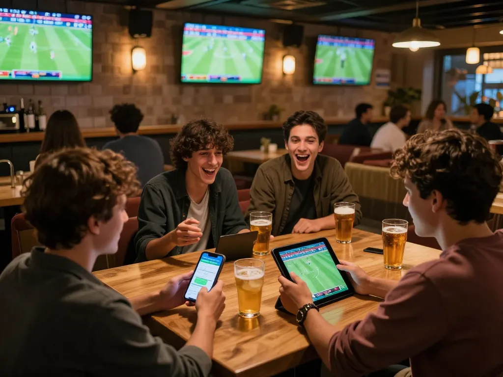 Place your bets on trực tiếp đá bóng while enjoying live games in a vibrant sports bar atmosphere.