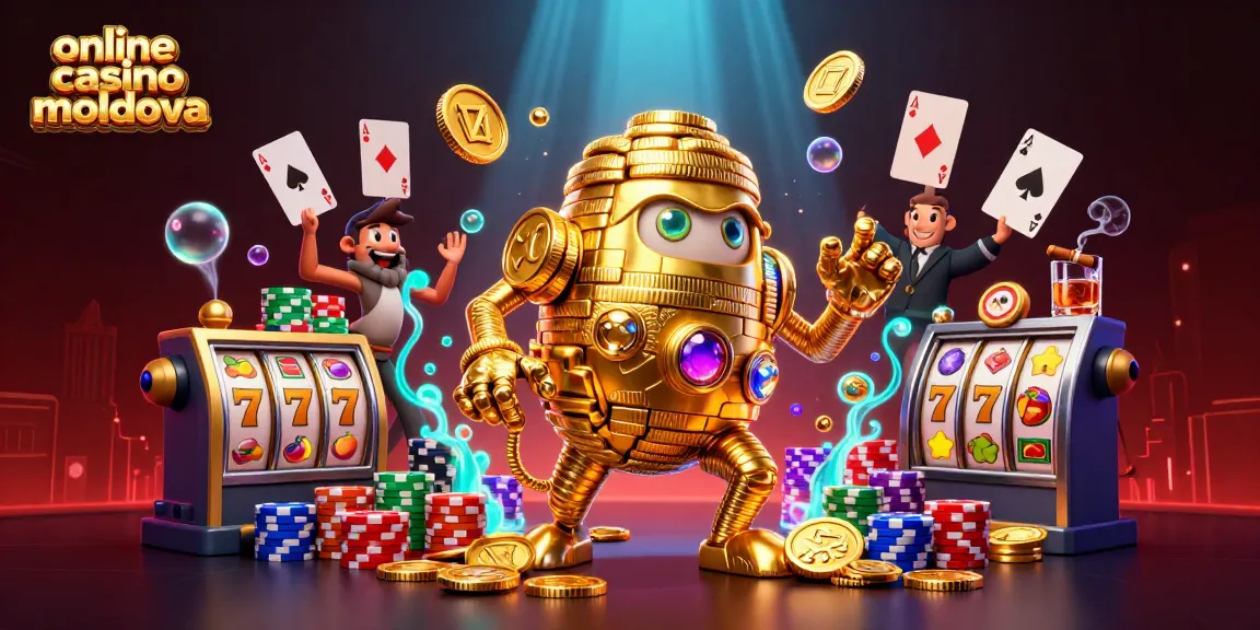 Obține câștiguri mari la online casino moldova cu un golem de aur impresionant și simboluri de păcănele.