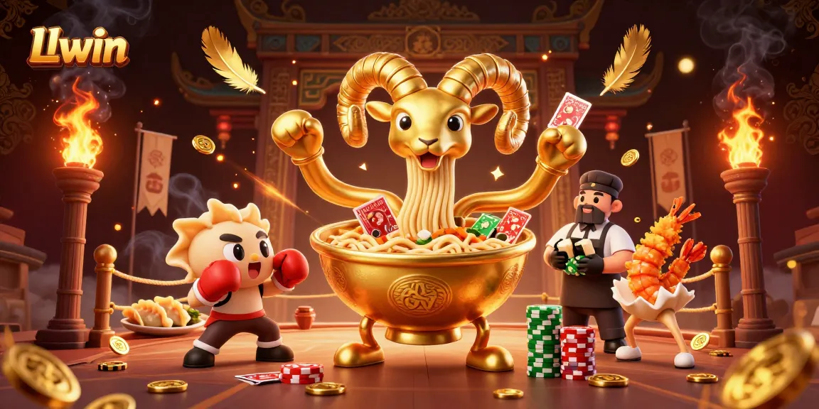 Experience thrilling gaming at Llwin with vibrant 3D casino characters and action-packed atmosphere.
