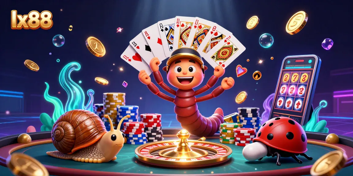 Engage with exciting casino action at lx88 featuring unique characters and vibrant game elements.