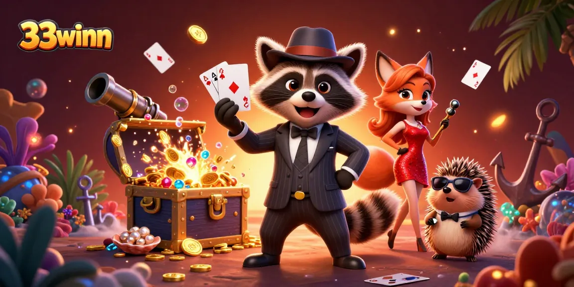 Experience thrilling moments at 33winn with dynamic characters and exciting casino elements.