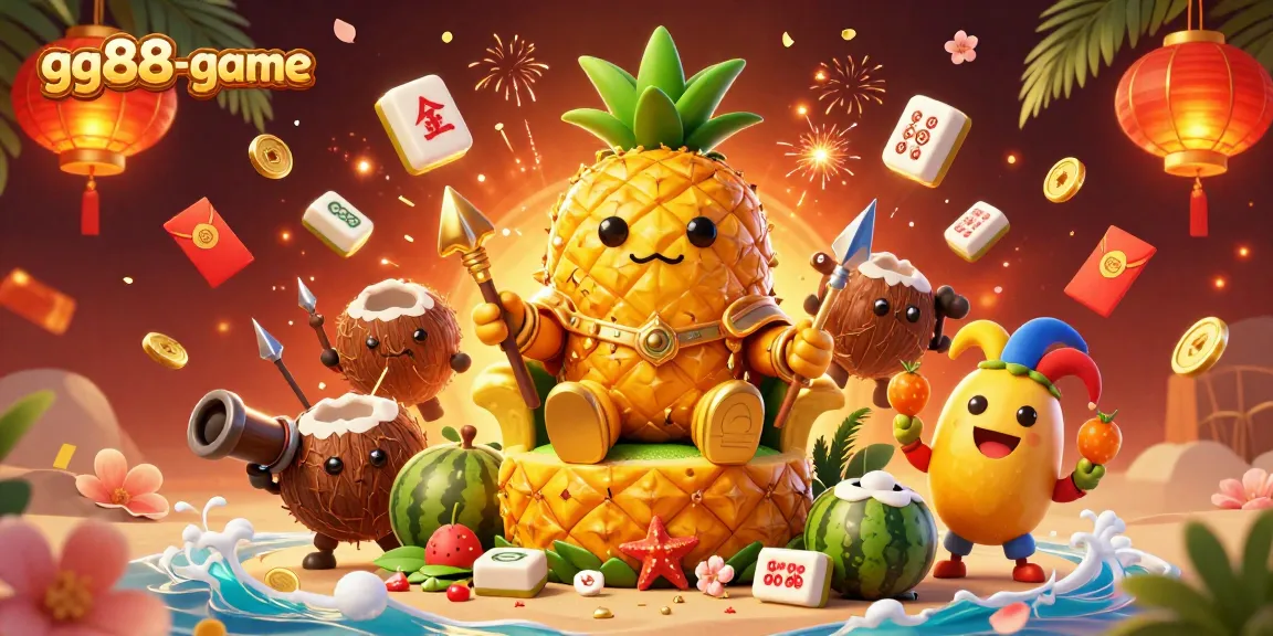 Engage in thrilling gameplay at gg88-game with our vibrant casino scene filled with playful characters and festive symbols.